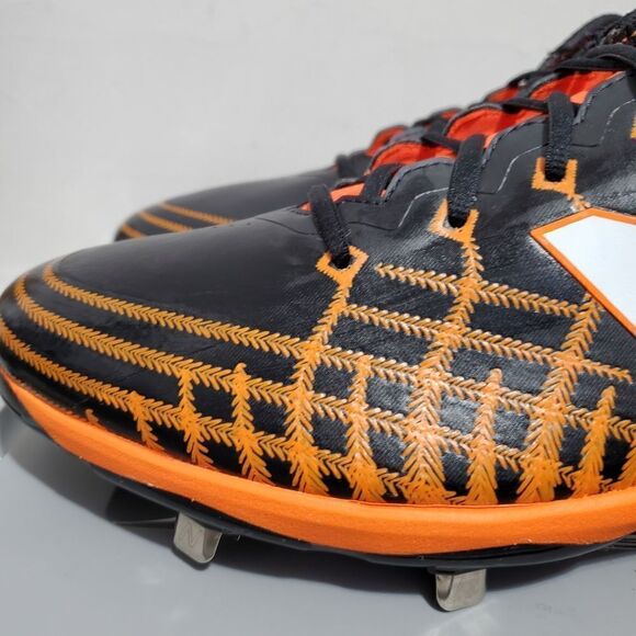 Mens Size 16 Black Orange New Balance 4040v5 Metal Baseball Cleats L4040B05 NWOB - Picture 7 of 14